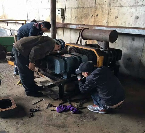 黑偉高效羅茨風機維修