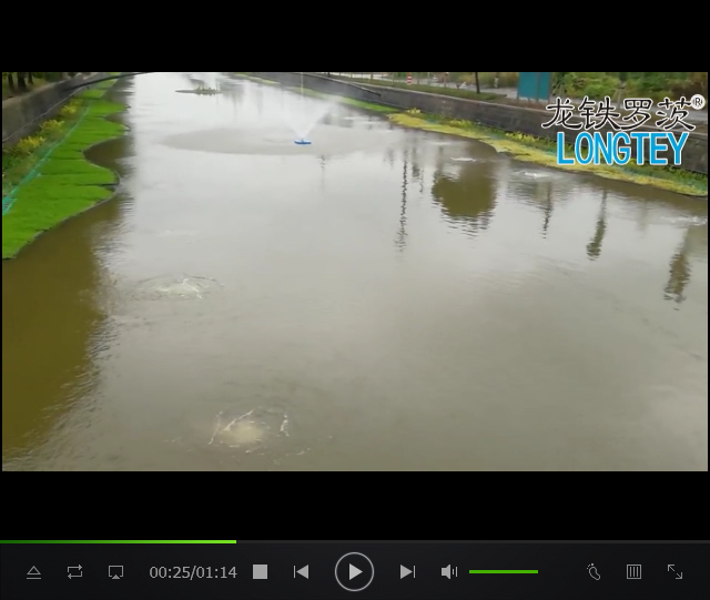 【視頻】魯氏沉水風(fēng)機(jī)應(yīng)用在37米河道中的曝氣實(shí)況 【視頻】魯氏沉水風(fēng)機(jī)應(yīng)用在37米河道中的曝氣實(shí)況